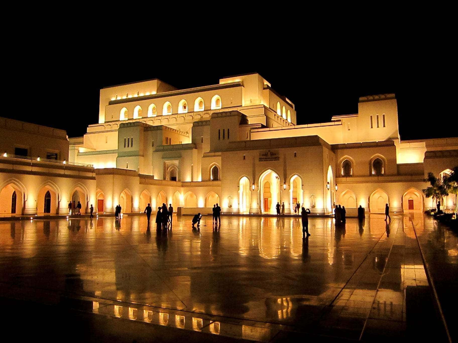 Oman Opera House Night